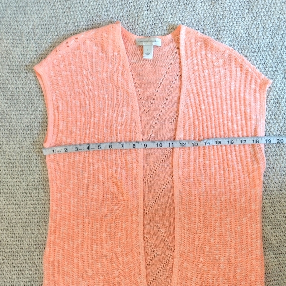 Christopher & Banks  sleeveless cardigan - Picture 3 of 5
